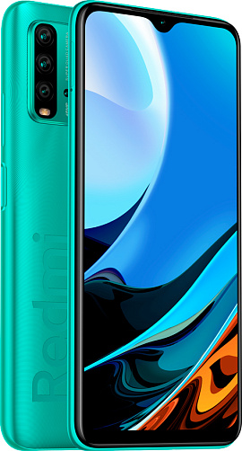 Смартфон Xiaomi Redmi 9T 4/128GB без NFC (океанический зелёный)